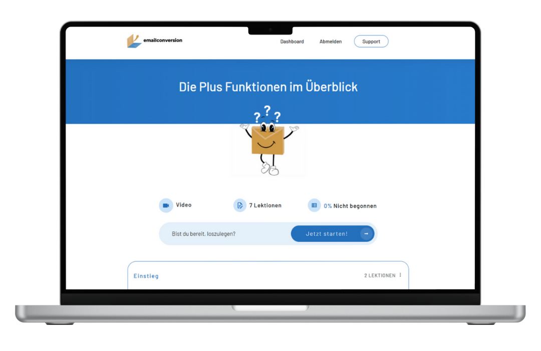 Die PLUS-Funktionen im Überblick