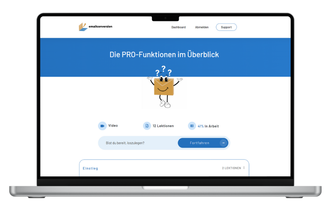 Die PRO-Funktionen im Überblick